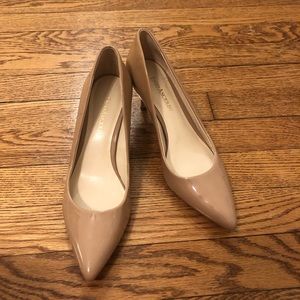 Enzo Angiolini Nude Closed Toed Heels